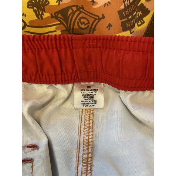 Magellan x Shiner Bock Beer Mens Swim Trunks Shorts Camouflage Camp Bottoms Med - Picture 10 of 11